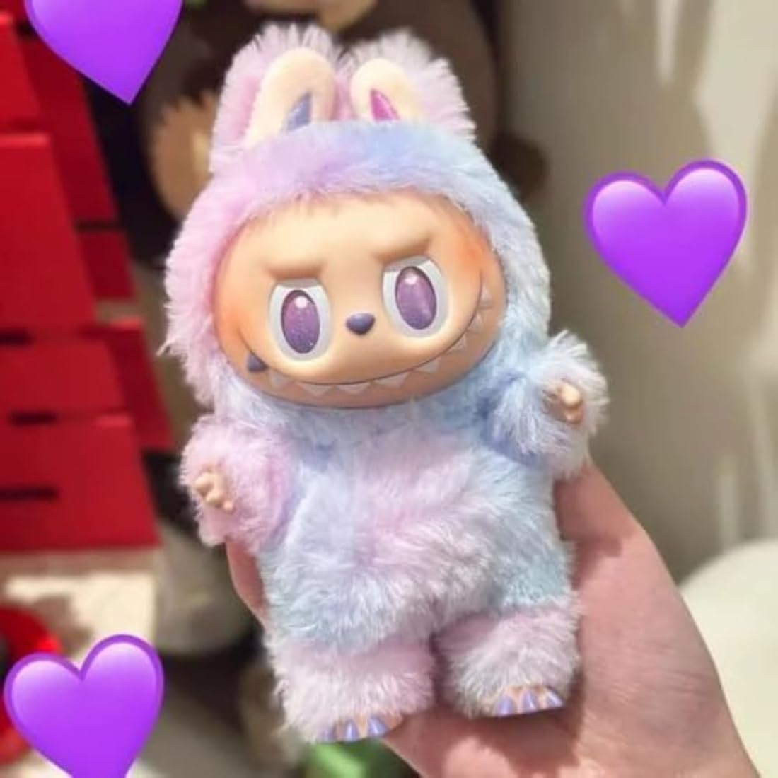 Labubu The Monsters Tasty Macarons Chestnut Cocoa Vinyl Plush ( Multicolor )