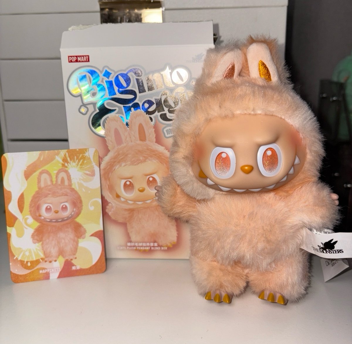 Labubu The Monsters Tasty Macarons Chestnut Cocoa Vinyl Plush ( Multicolor )
