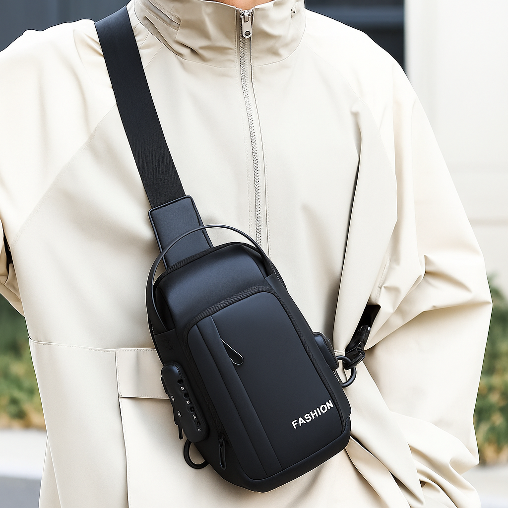 Sling Bag with USB Charging